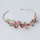 Delicate nature inspired wedding headpiece by Judith Brown Bridal