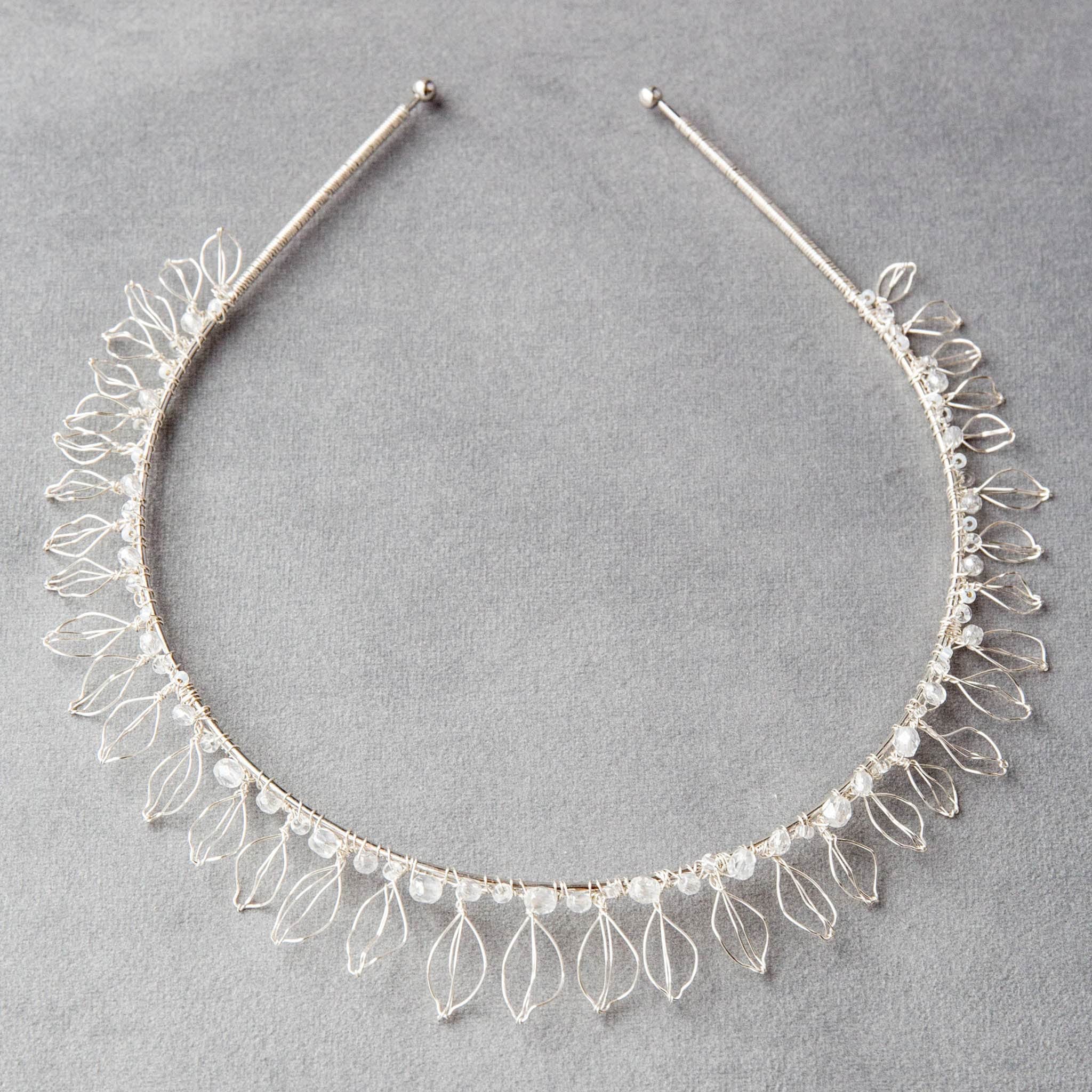 Aurora wedding hairband for brides and bridesmaids by Judith Brown Bridal