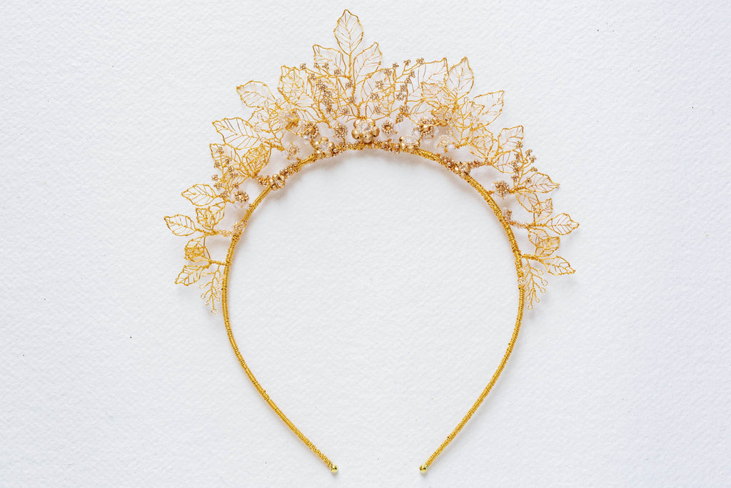 handmade wedding crowns and headpieces by Judith Brown Bridal