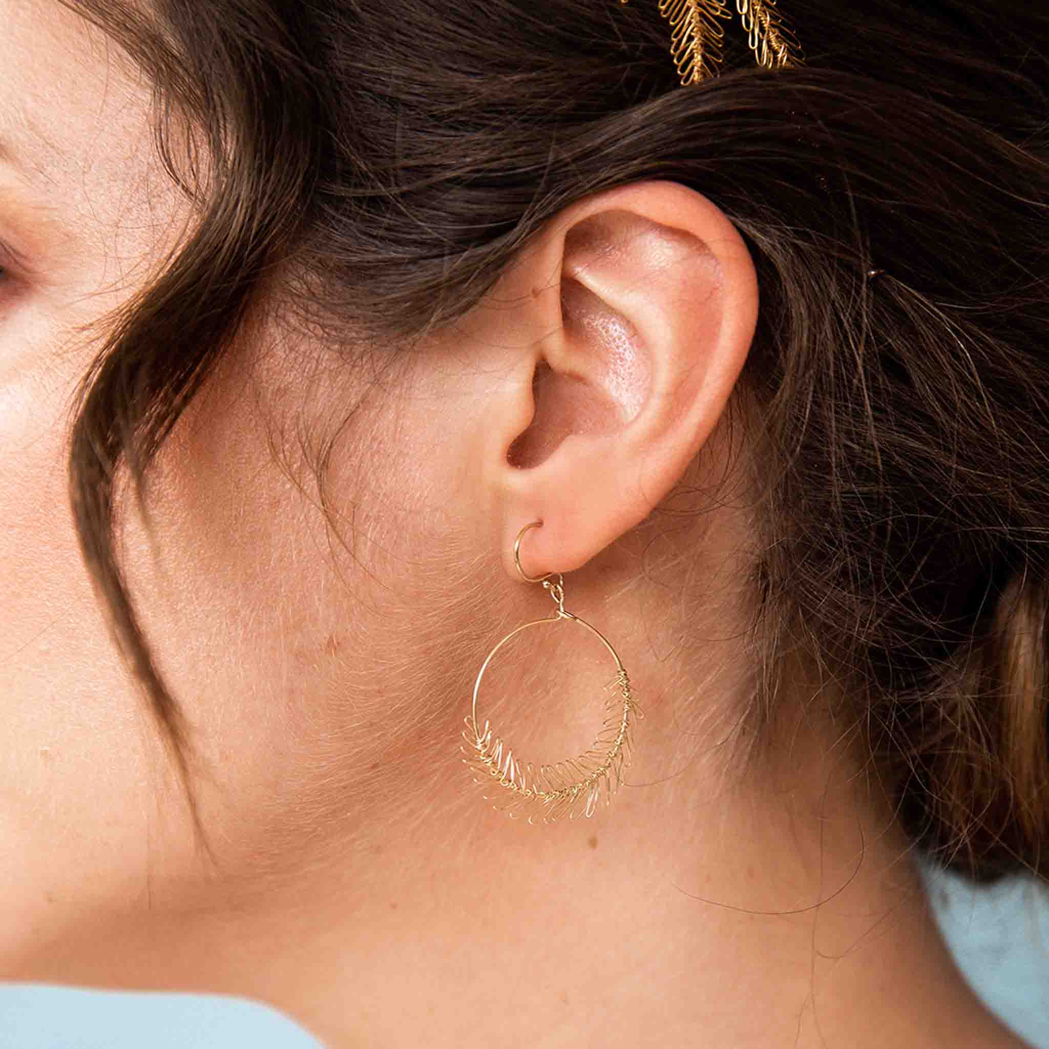 Elena earrings Judith Brown Bridal