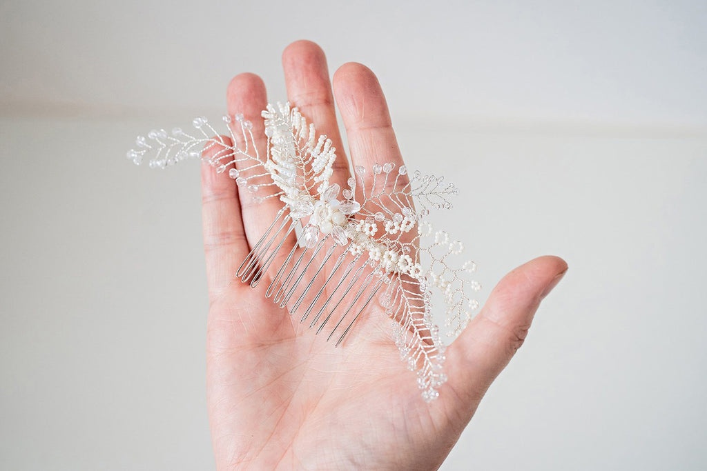 Care advice for you handmade wedding hair accessories by Judith Brown Bridal