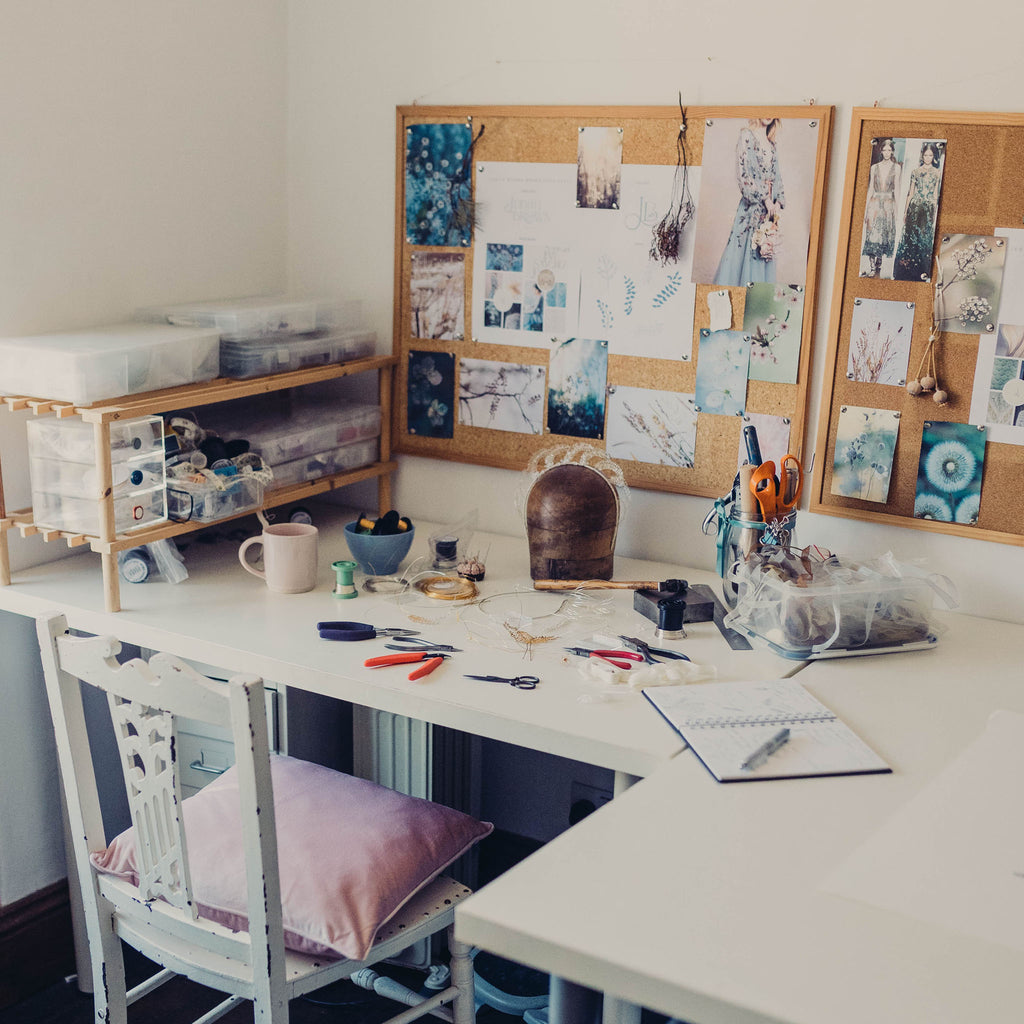 Where Jusith Bridal makes her handmade wedding accessories