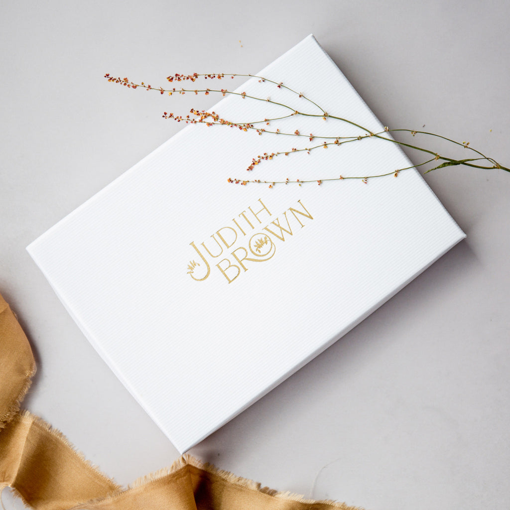 Gift box by Judith Brown Bridal