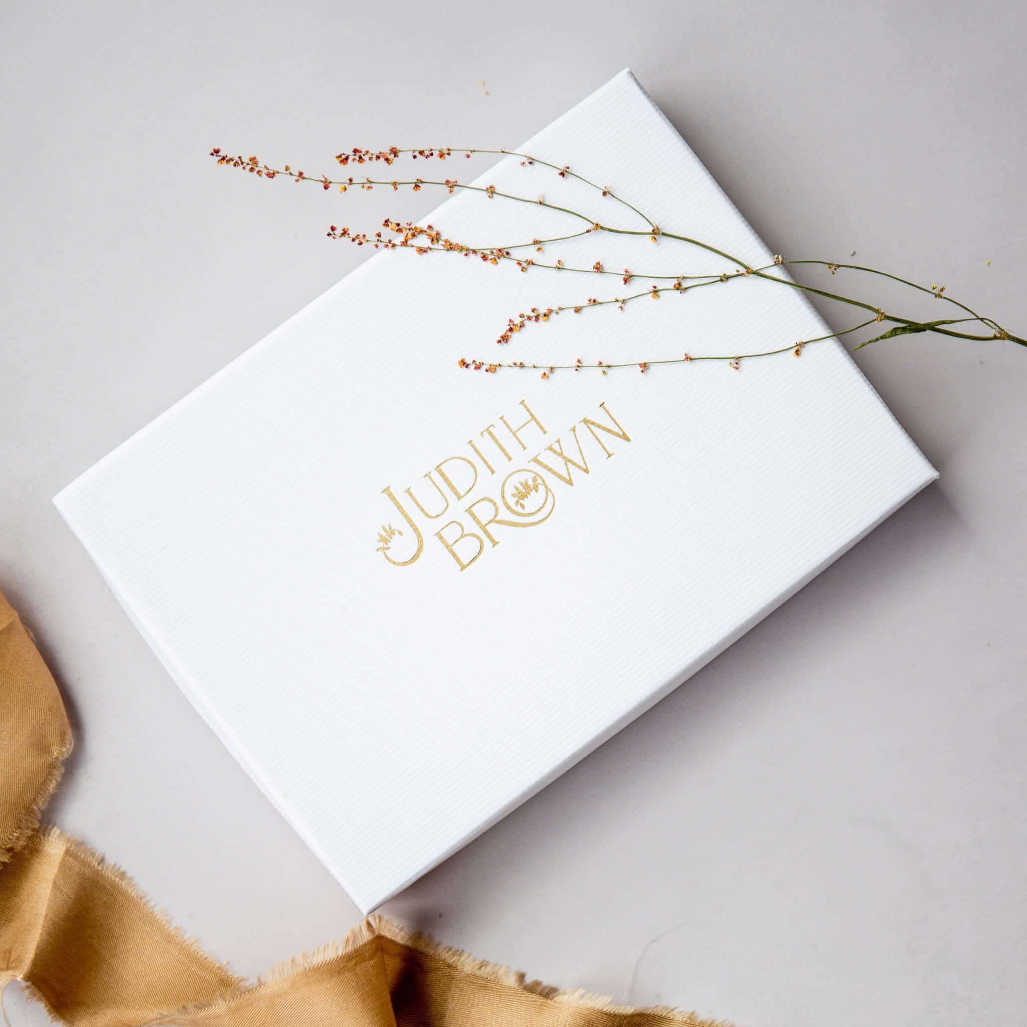 Gift boxes by Judith Brown Bridal