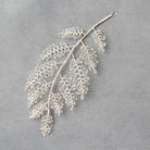 Handmade silver leaf wedding hairvine by Judith Brown Bridal
